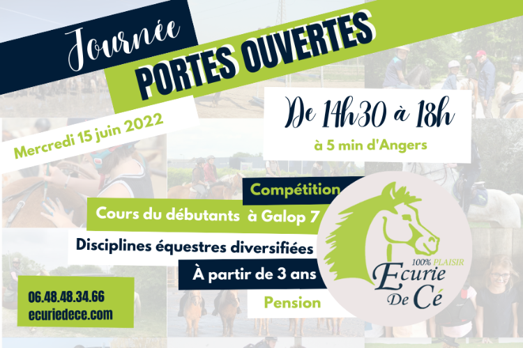 Image de Journée portes ouvertes à l'Écurie de Cé le Mercredi 15 juin 2022 !